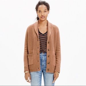 Madewell Shawl-collar Rib Cardigan Sweater, Small NTW